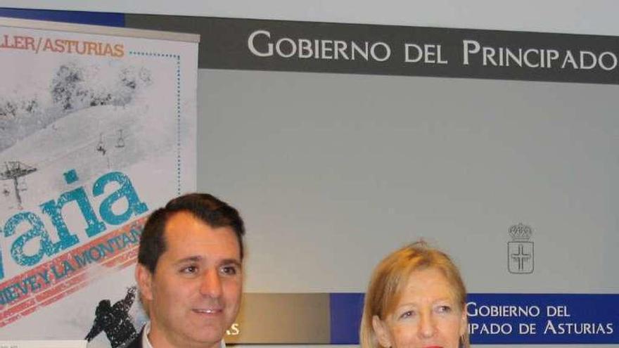 David Moreno y María del Mar Martínez, durante la presentación.
