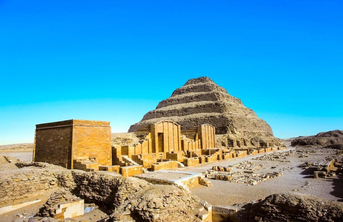 Piramide de Zoser, Egipto, Saqqara