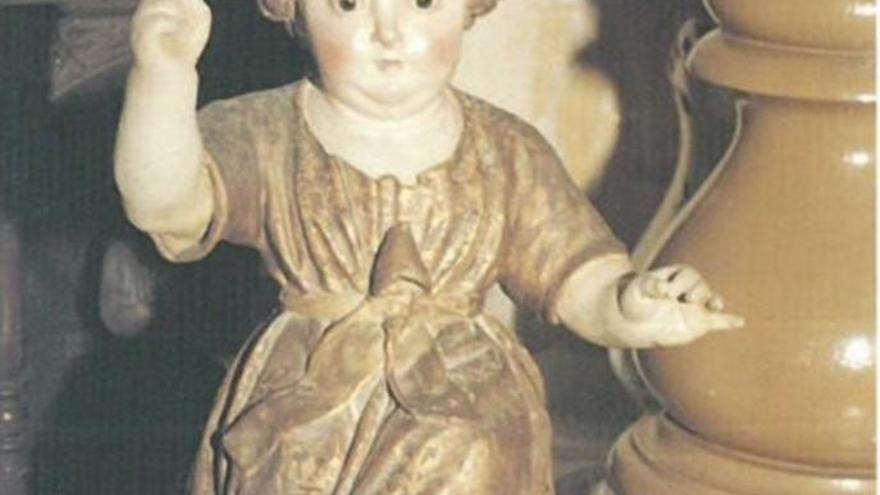 Niño de la Salud, obra de Roque López.