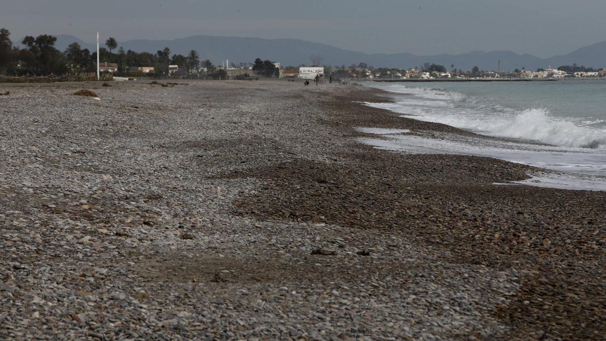 La playa de Corinto, este otoño.