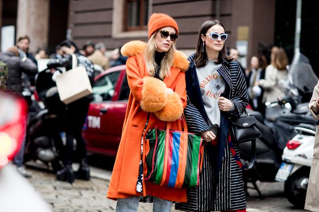 Gorros muy fashion: 'streetstyle' en la Fashion Week de Milán