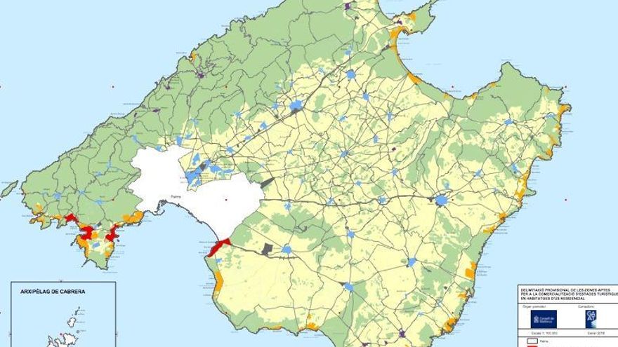 Mallorcas Inselrat bringt Zonen-Regelung für Ferienvermietung auf den Weg - Mallorca Zeitung