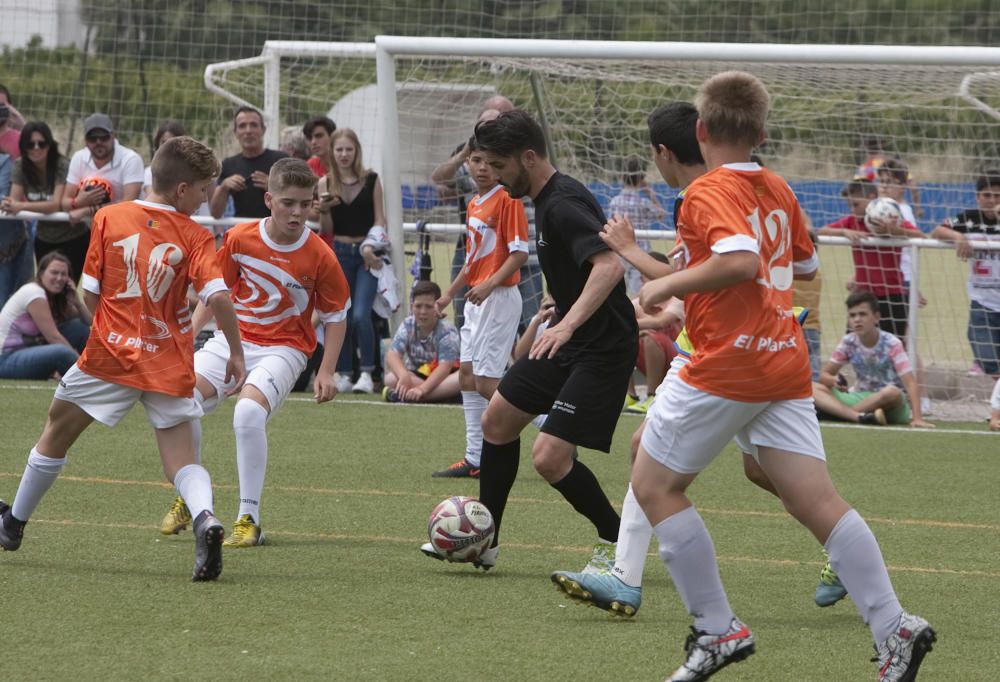 Inauguración de la escuela de fútbol de David Villa