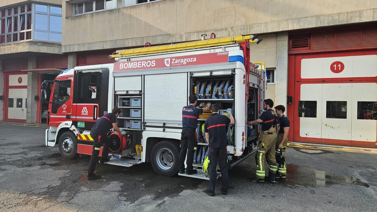 Bomberos de Zaragoza.