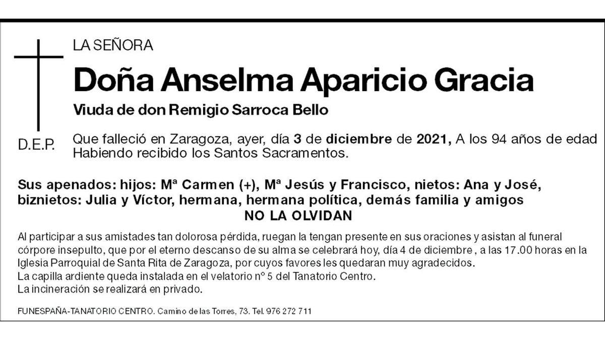 Anselma Aparicio Gracia