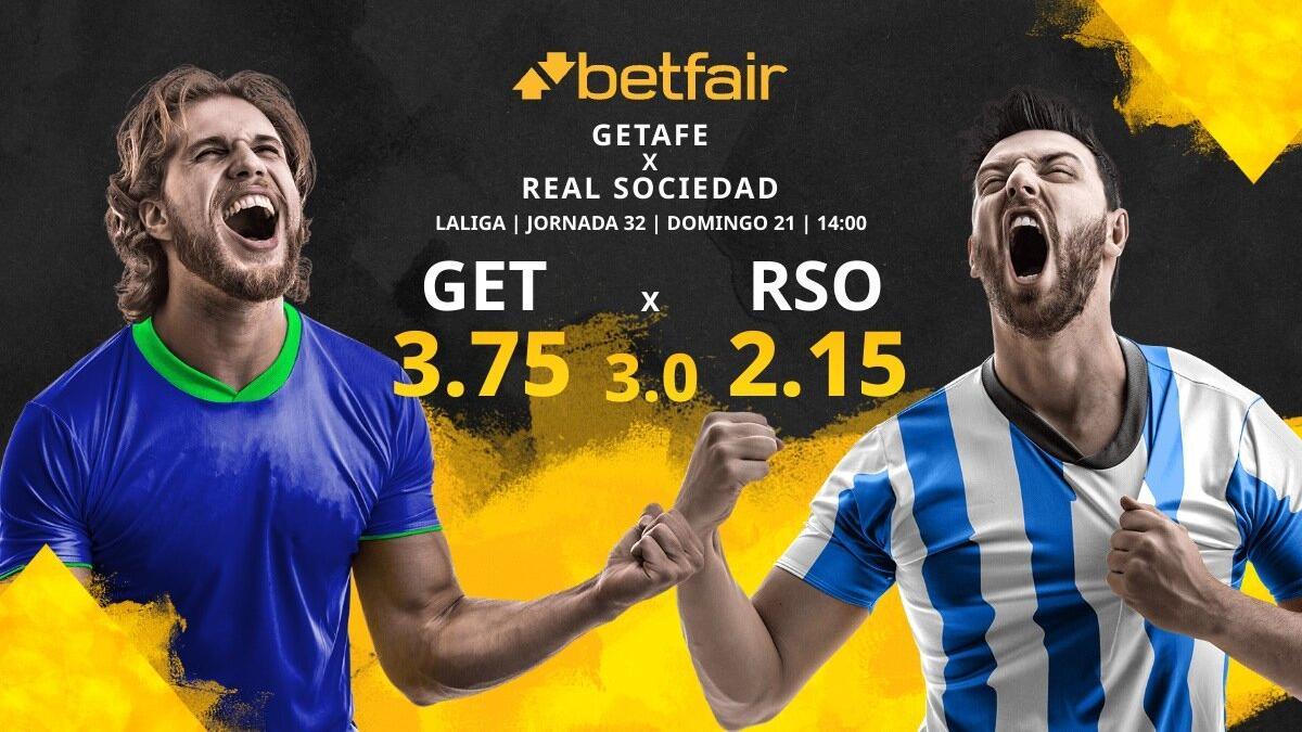 Getafe CF vs. Real Sociedad: horario, TV, estadísticas, clasificación y pronósticos