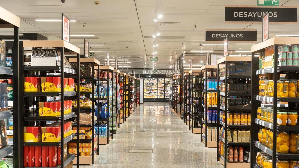 Pasillo de un establecimiento de El Corte Inglés