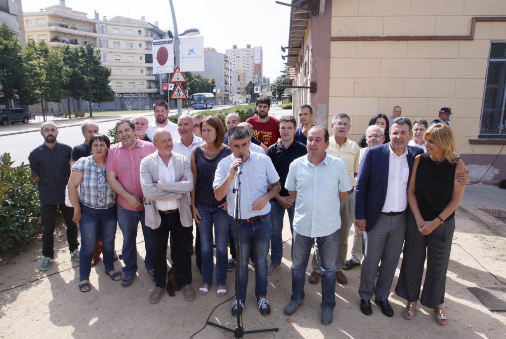 Alcaldes gironins fan una crida a participar en l''acte de la Diada a Salt