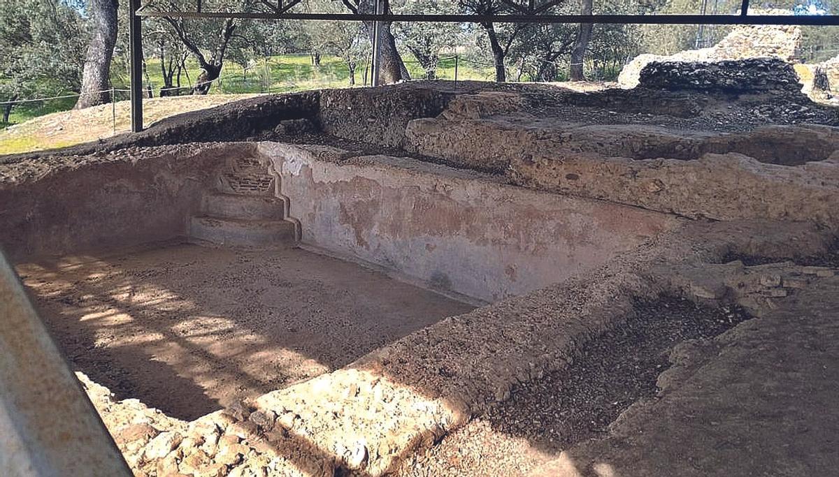 Paraje de la Madaiglesia en la comarca de Los Pedroches, reconocido como Bien de Interés Cultural.