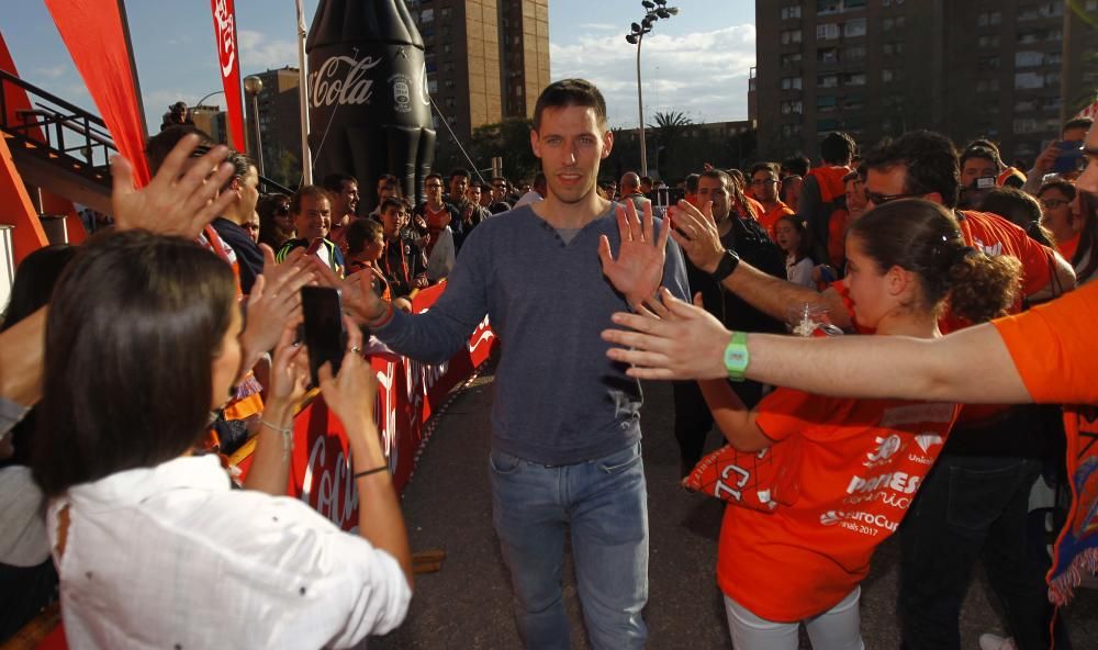 Llegada del Valencia Basket a la final de la Eurocup