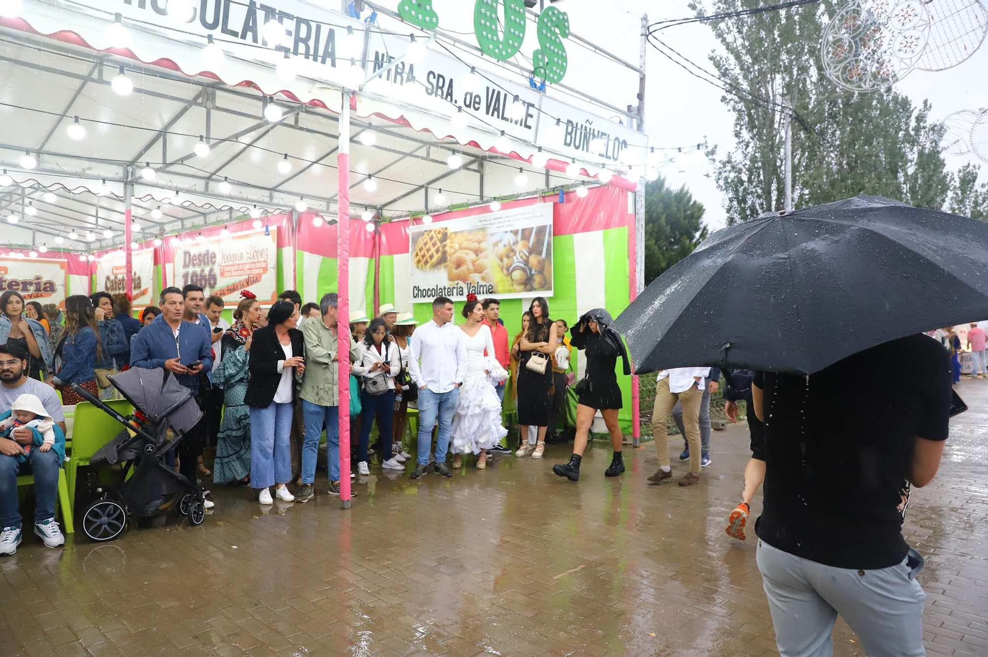 El primer día de Feria marcado por la lluvia