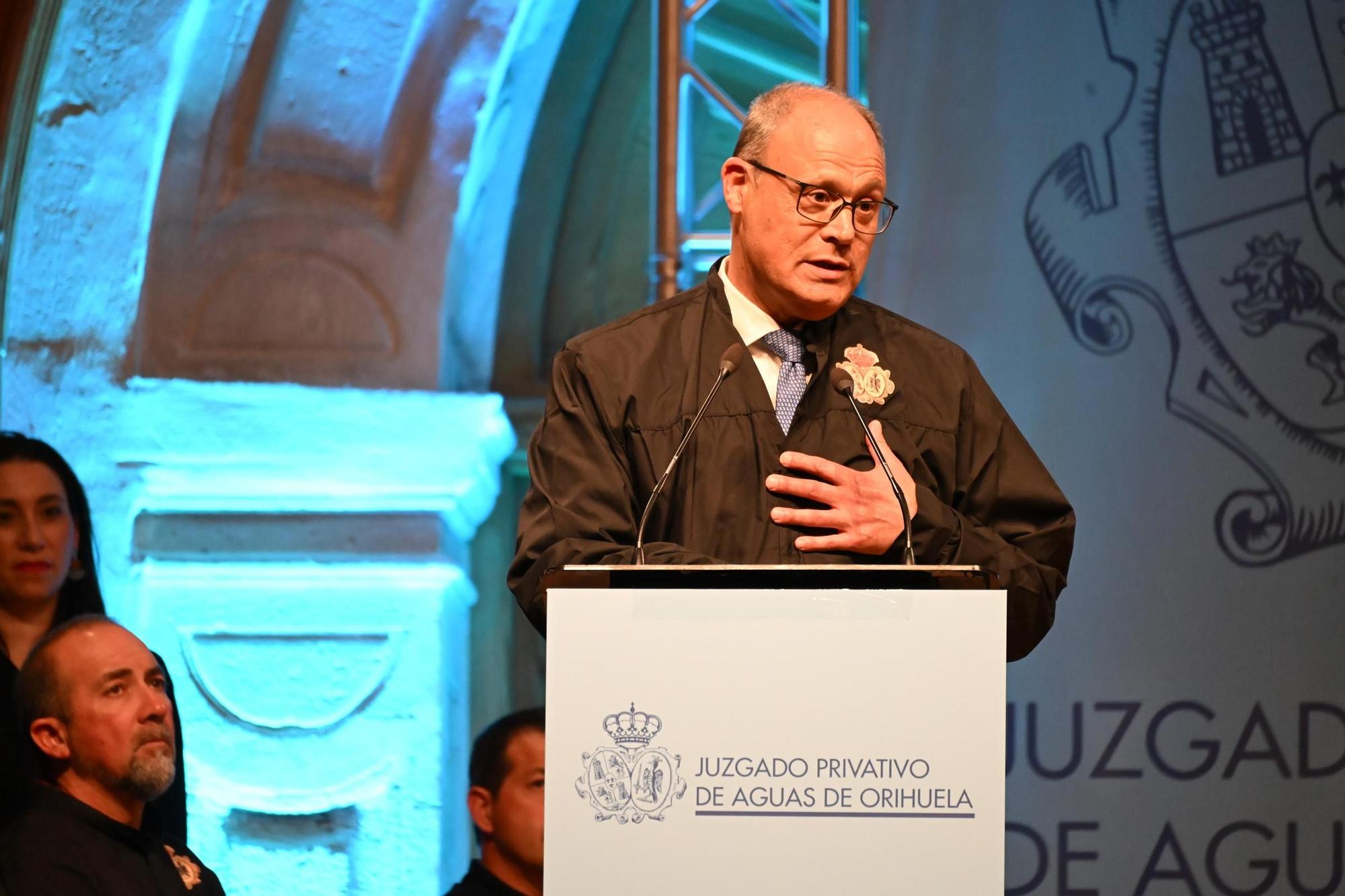 Entrega de los Premios de las Aguas en el 750 aniversario del Juzgado Privativo de Aguas de Orihuela