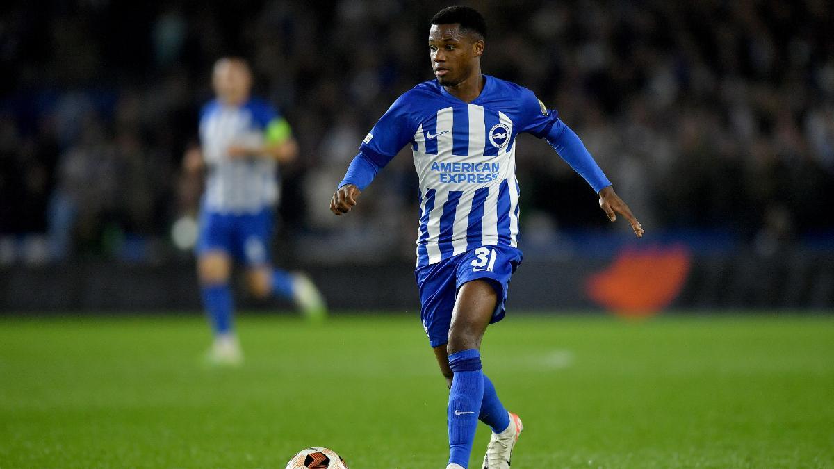 Ansu Fati, en un partido con el Brighton