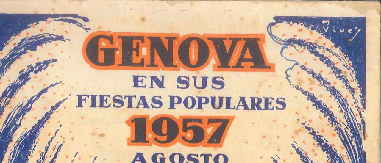 Portada del programa de hace 60 años.