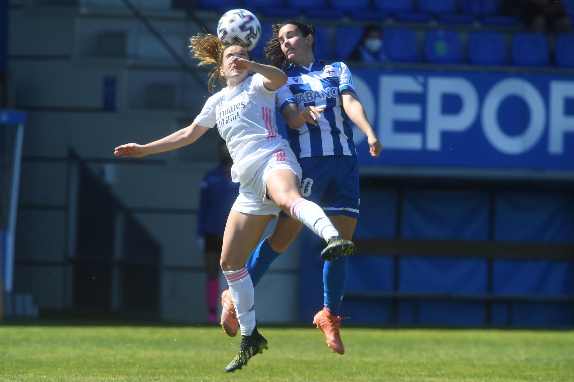 El Dépor Abanca cae 0-2 ante el Madrid en Abegondo