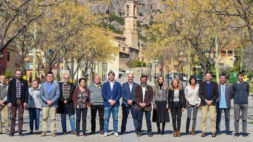 El grup fundacional de l&#039;Associació del Parc Rural de Montserrat