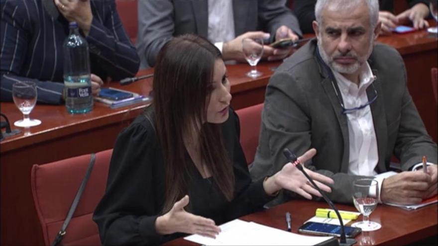 La líder de Cs al Parlament, Lorena Roldán, diu a Junqueras que no és cap «màrtir»