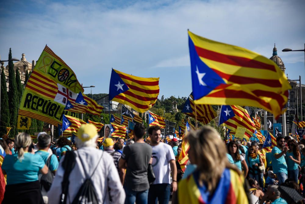 Manifestación de la Diada en Barcelona