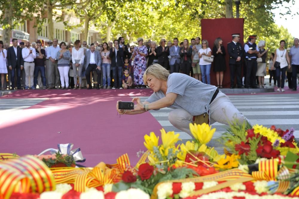 Ofrena de la Diada 2017 a Manresa