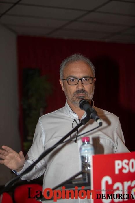 Presentación candidatura PSOE en Caravaca