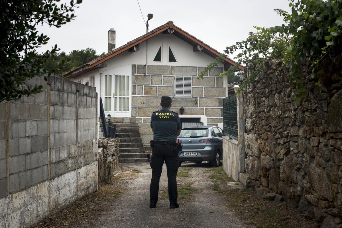 La localidad de Amendo, Taboadela, donde en abril de 2009 ocurrió el doble crimen sin resolver.