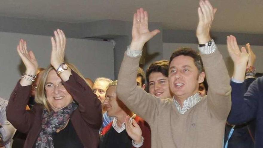 Miguel Fidalgo, senador por Pontevedra, en la sede del PP. // A. Irago