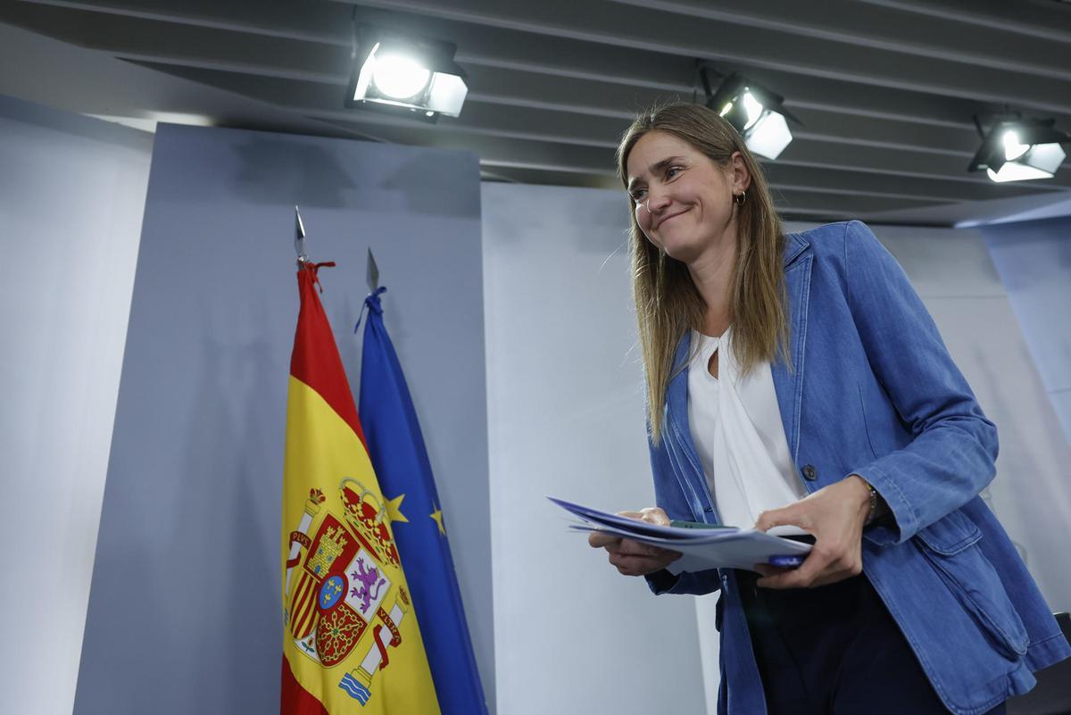 La vicepresidenta y ministra para la Transición Ecológica, Sara Aagesen.