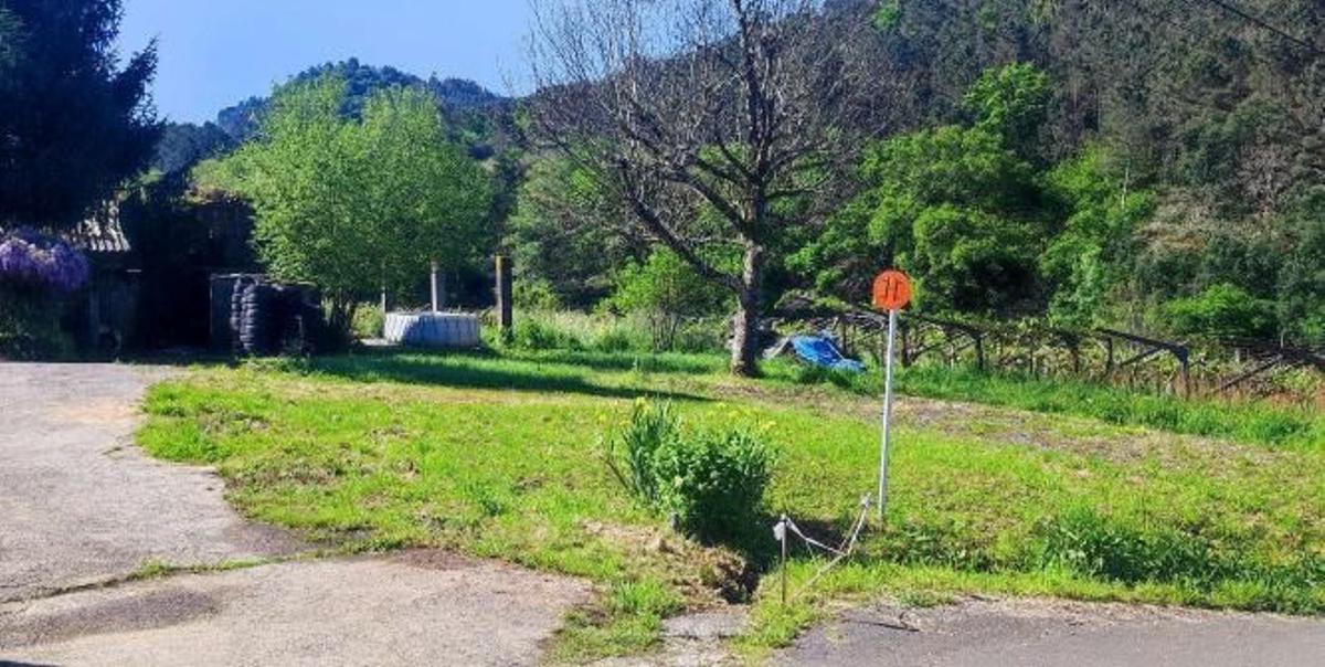 Vista del área que ocupaba el inmueble una vez retirado.