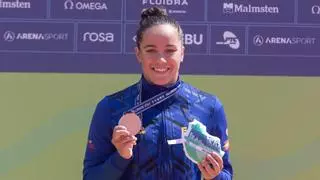 Candela Sánchez, bronce en los 25 km en aguas abiertas