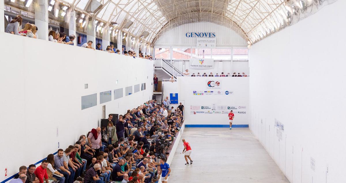 Imatge del trinquet del Genovés.