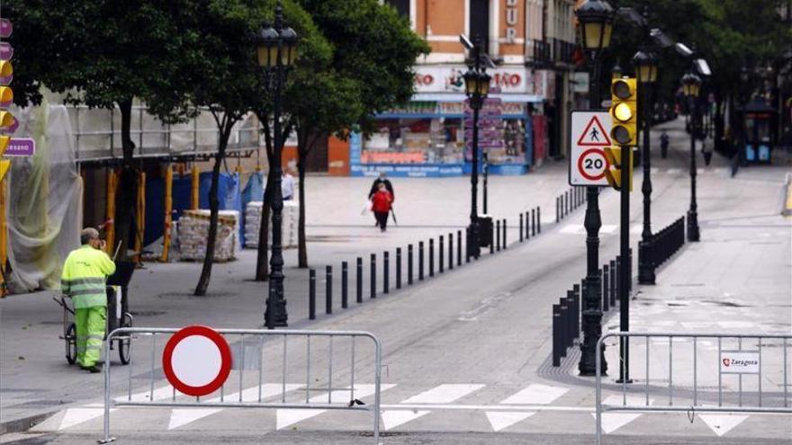 Trece calles se peatonalizan este domingo en Zaragoza para fomentar su uso por los viandantes