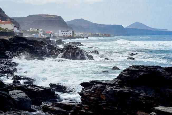 Pleamar en la zona norte de Gran Canaria