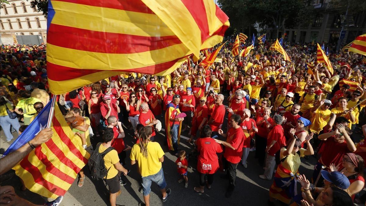 zentauroepp27228057 barcelona 11 09 2014  diada nacional de catalunya la v ambie170911084749