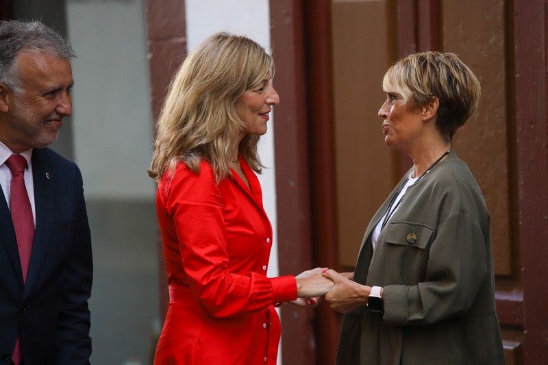 Visita de Yolanda Díaz a La Palma