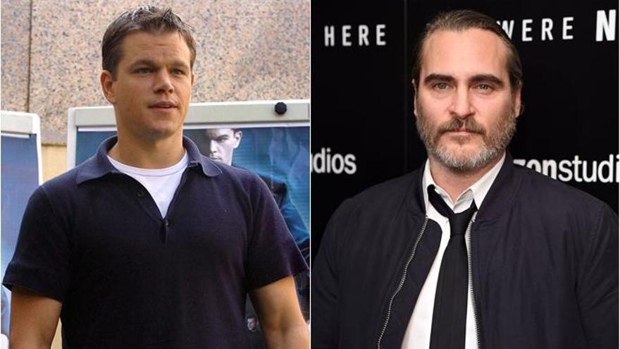 Matt Damon y Joaquin Phoenix.