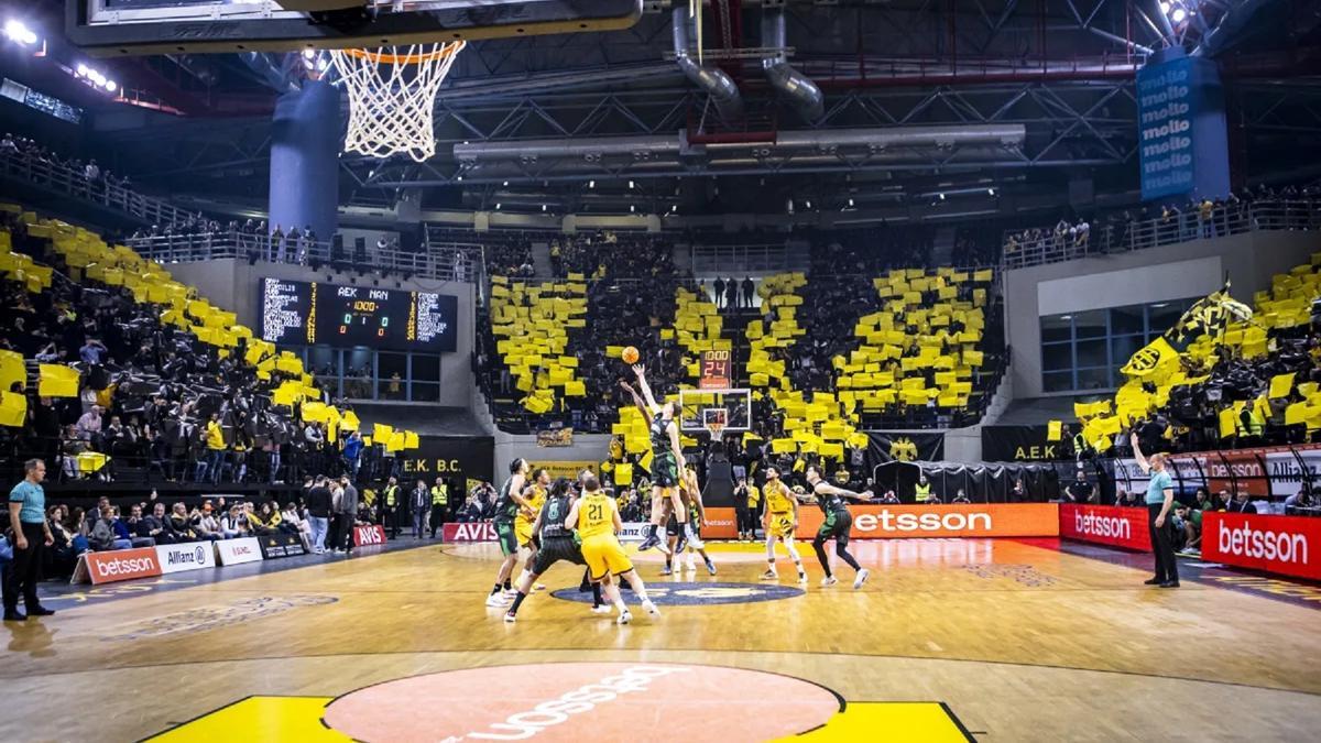 La afición del AEK reinará en el Sunel Arena durante la Final Four.