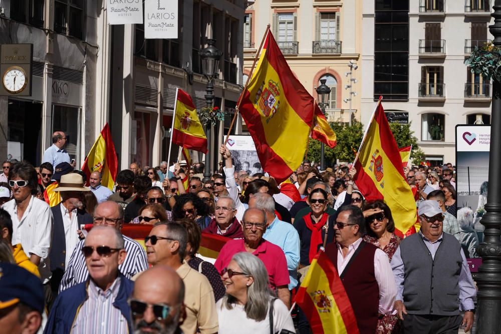 Manifestación por la unidad de España en Málaga