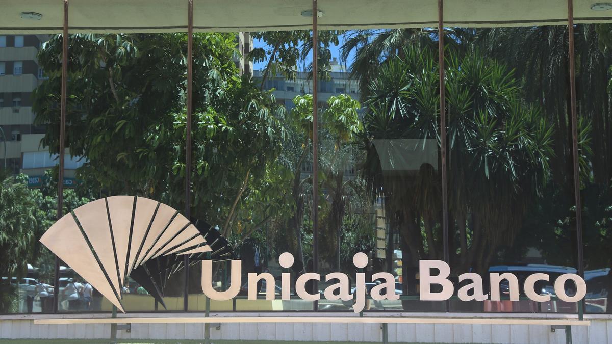 Imagen de la sede de Unicaja Banco en Málaga.