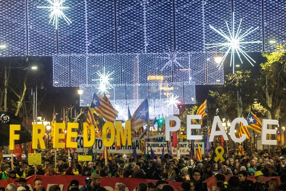Manifestació del 21 de desembre a Barcelona