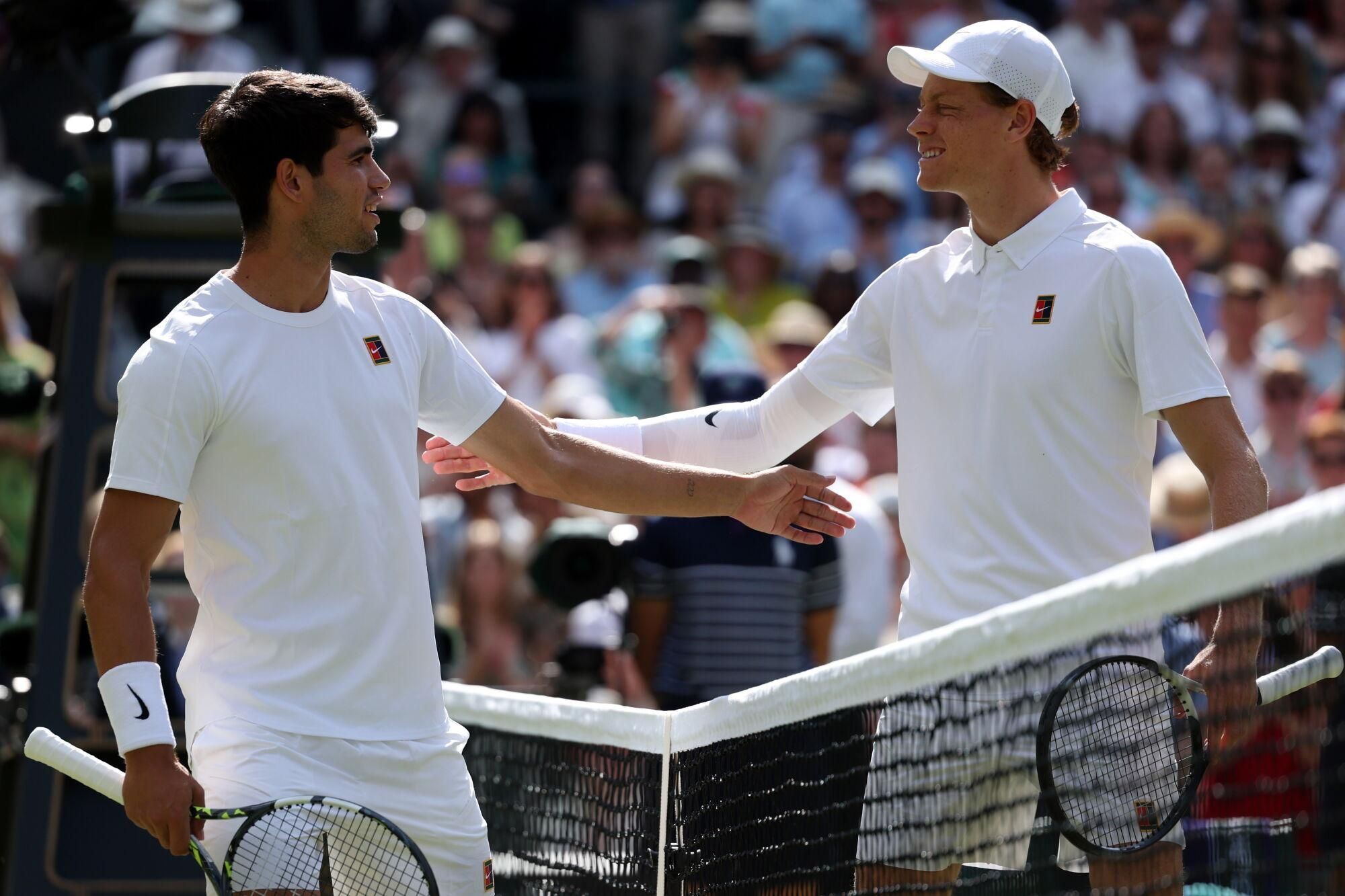 Final de Wimbledon: Jannik Sinner - Carlos Alcaraz.