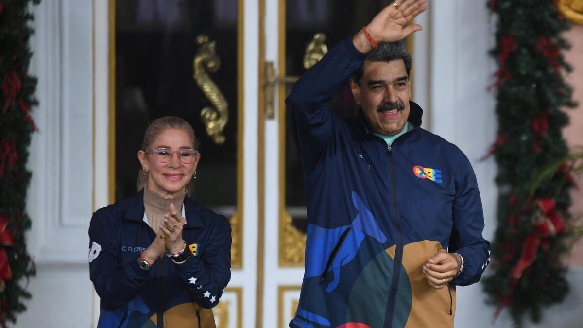 Nicolás Maduro y su mujer, Cilia Flores