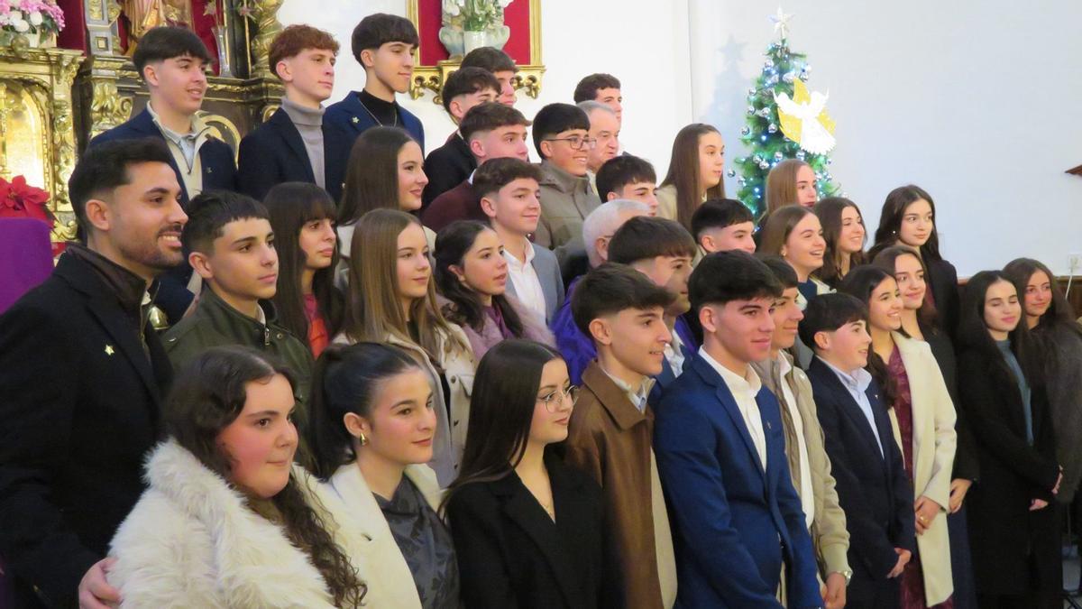 Confirmaciones en la parroquia de Monesterio