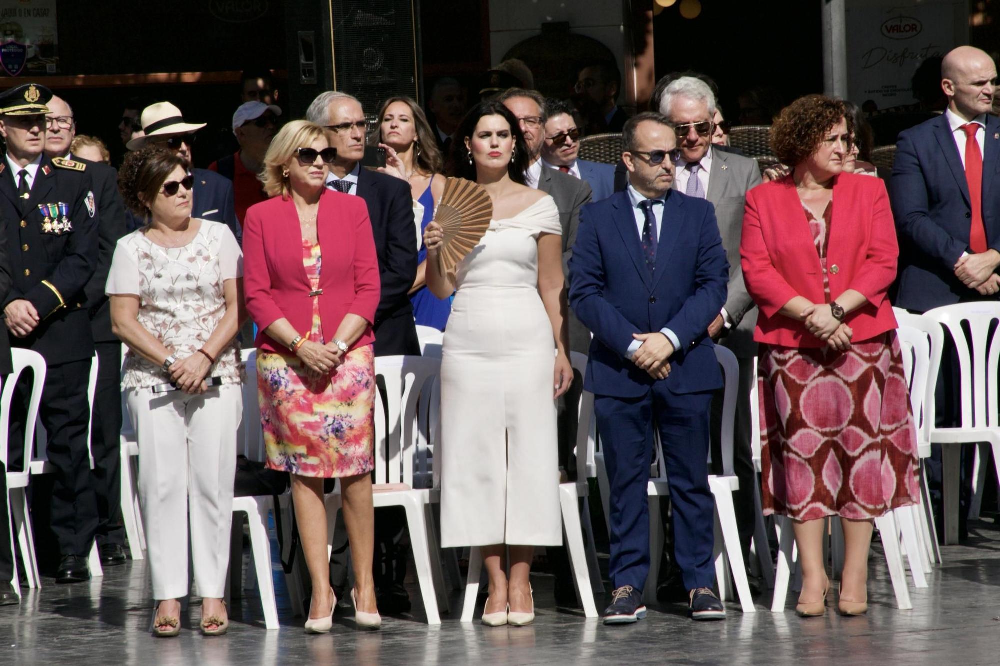 Las imágenes del acto de la Policía Nacional en Murcia por la Fiesta Nacional