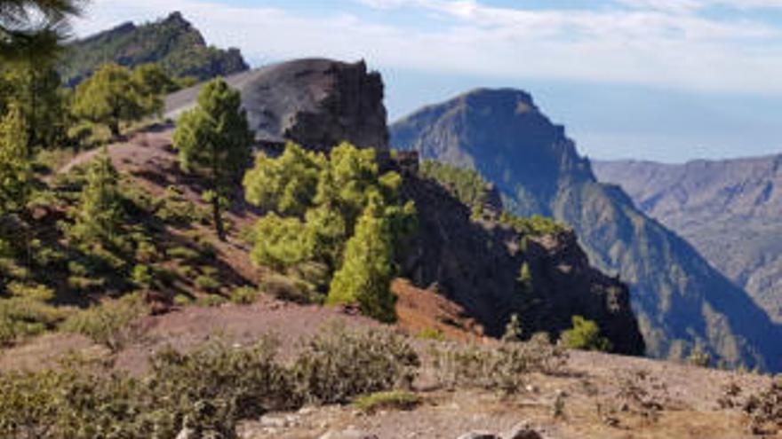 Uno de los parajes de la Caldera de Taburiente.