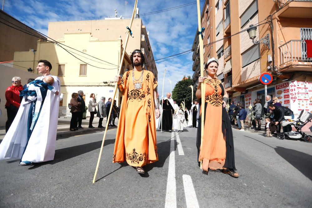 Procesión de las Palmas en la parroquia de Ntra. Sra. de los Ángeles