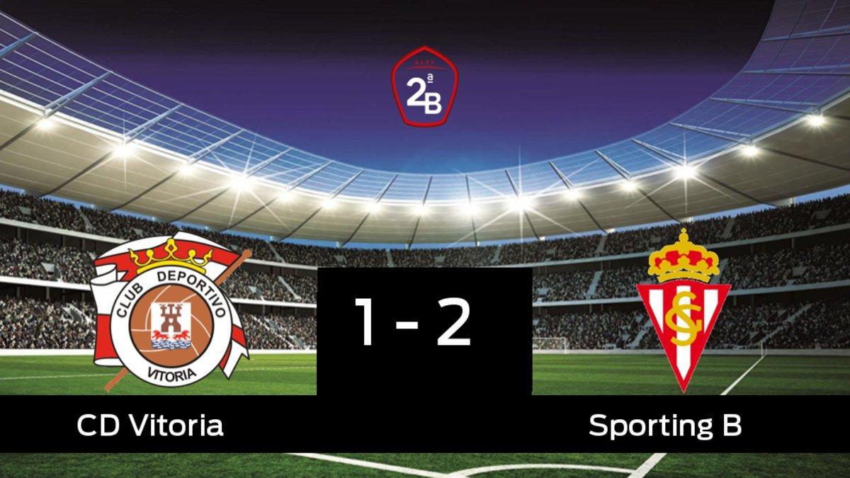 El Sporting B gana por 1-2 al Vitoria