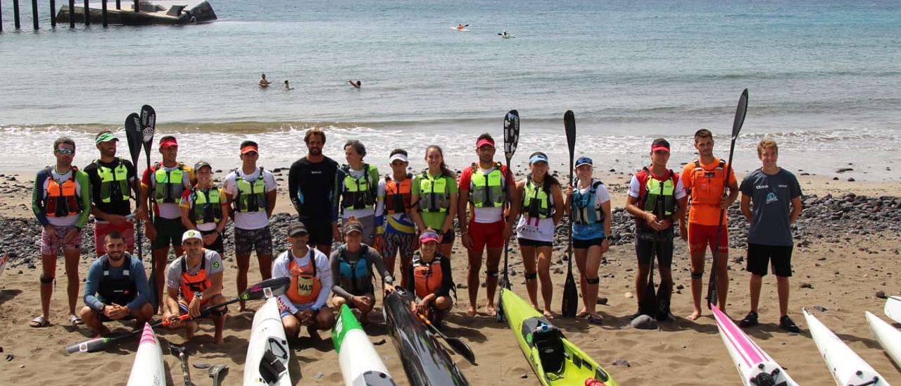 Participantes en el mundial de surski en Lanzarote