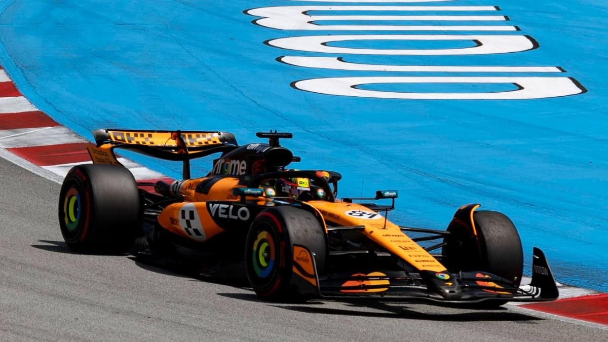 Piastri, durante el GP de España en Montmeló