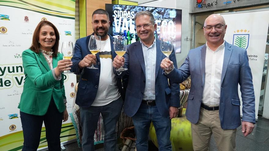 La navidad canaria se brinda con sidra de Valleseco