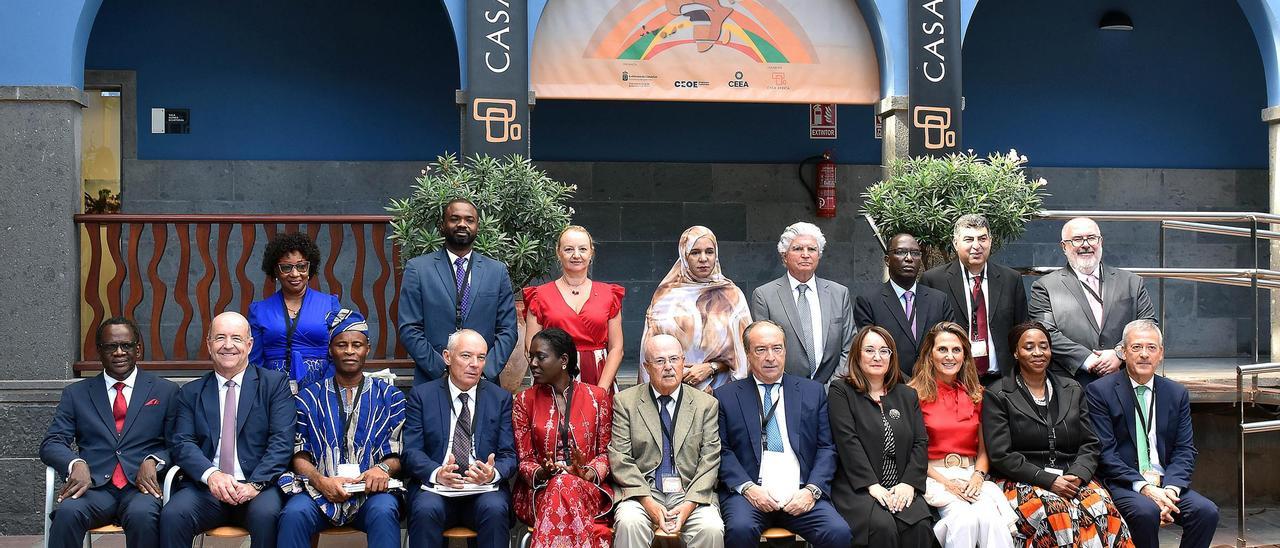 Presentación del Consejo Empresarial España-África en Las Palmas de Gran Canaria.